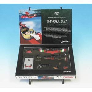 【クリックで詳細表示】紅の豚 サボイアS.21 試作戦闘飛行艇 (1/72スケール塗装済半完成キット)