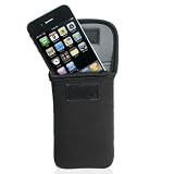 USA Gear FlexArmor – Protective Neoprene Sleeve Case with Belt Loop for Apple iPhone 5 , 4S , 4 , 3GS , 3G , and Original (All Generations, Verizon & AT&T Versions)