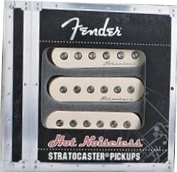 Fender Accesories 099-2105-000 Strat Hot Noiseless Pickups, Aged White, Set Of 3 Electric Guitar Part