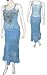 Skirts Set in Georgette Embroidery Womens Casual Sundresses Size P