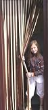 Tube Type Door Curtain,Bug Blind,Fly Blind,Strip Blind-COFFEE & CREAM