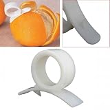 Big Bargain 2 x Orange Opener Peeler Slicer Cutter Plastic Lemon Citrus Fruit Skin Remover