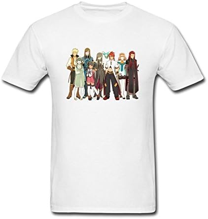 AONEG Tales Of The Abyss Men's Customized Tshirts White XXL