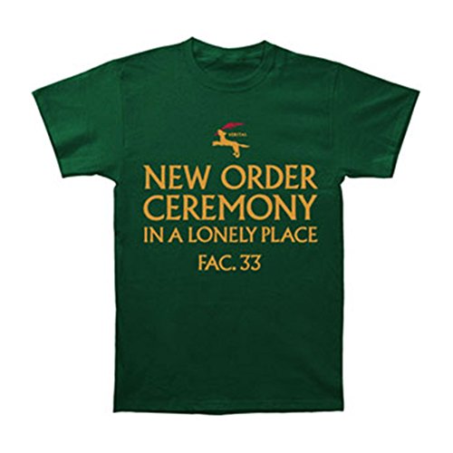 New Order Men's Ceremony Slim Fit T-shirt Green