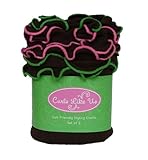 Curl Cloth Set (Pink & Green Trim)