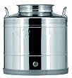 M5 Corporation 100-Liter Italian Made Stainless Steel Fusti Container, 3381-Ounce