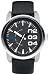 Diesel #DZ1373 Men's Stainless Steel Leather Strap Analog Black Dial Watch
