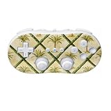 Palm Trees Design Nintendo Wii Classic Controller Protector Skin Decal Sticker