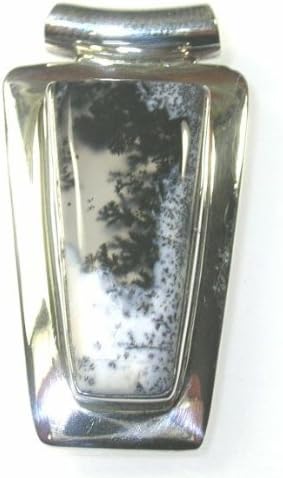 Dendrite Opal Sterling Silver Pendant