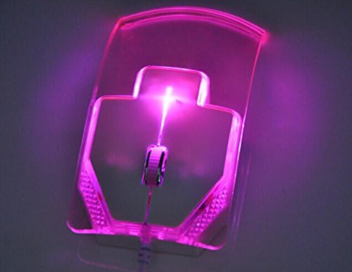 Kansang LED MultiColor Changing Computer Mouse Mice(Pink)