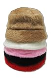 Mohair Texture Furry Bucket Hat