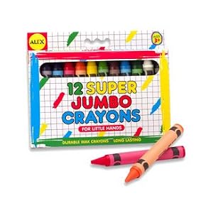 Super Jumbo Crayons (12) by