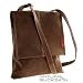 Flacher Messenger-Bag / Umhängetasche aus geöltem Buffalo Leder . Extremely rugged Outback Wear.