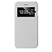 PASONOMI iPhone 6 Plus Case, [Smart Window View] Apple iPhone 6 Plus Folio Wallet Case - Slim Flip Leather Case for Apple iPhone 6+ iPhone Plus 5.5 Inch Smartphone (White)