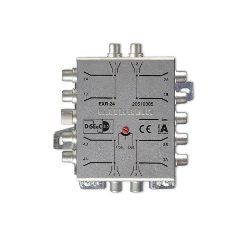 Kathrein EXR 24 Umschaltmatrix (1 x terrestrisch Eingang, 4 x 2 x Sat-ZF Eingang, F-Connec Preisvergleich