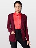 American Apparel Womenâ?TMs Wool Cable Knit Cardigan