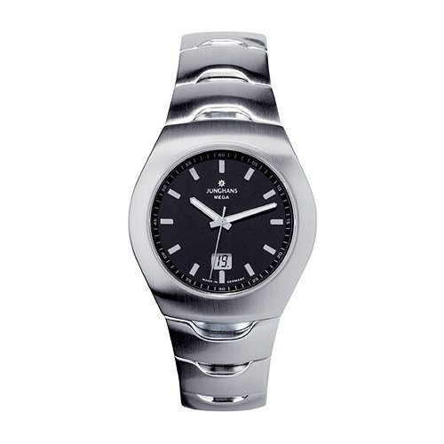 Junghans 030/4313.44 Stream Mega Steel Herrenarmbanduhr-Funkuhr