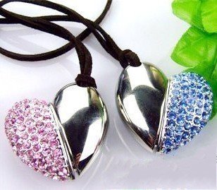   Pink Jewelry Jewelry Shape  Flash Heart Diamond Necklace Drive