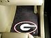 bulldog7 - Georgia UGA Bulldogs 2 PIECE CARPET CARTRUCKAUTO FLOOR