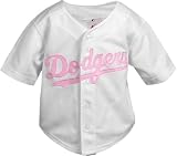 Los Angeles Dodgers Majestic Youth Pink Baseball Jersey
