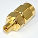 SMA male plug to MMCX female jack straight adapter RF Coax connector Convertor