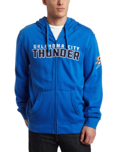 NBA Men's Oklahoma City Thunder Gametime Full Zip Hood (Blue, XX-Large)