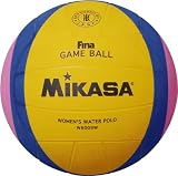 ＜ウォーターポロボール＞MIKASA(ミカサ) 女子用 国際公認球・日本検定球 黄/青/ピンク W6009Wの画像
