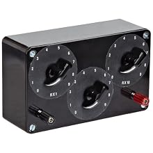 American Educational 3 Switch Resistance Box, 7" Length x 2-1/2" Width x 5-1/2" Height