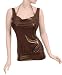 Junior Fashion Shirt Shiny Sleeveless Bottom Band 3440