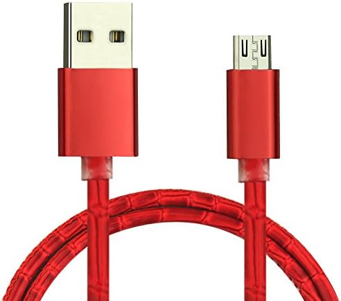 Micro USB Android Cable for Data Transfer and Charging 3 Feet for Android Samsung HTC Motorola Nokia Nexus LG phones and USB devices (Red)
