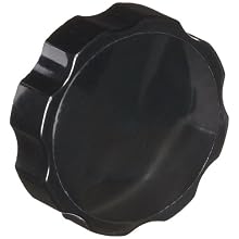 DimcoGray Black Phenolic Fluted Torque Knob Female, Brass Insert: 5/16-18" Thread x 3/8" Depth, 1-3/4" Diameter x 3/4" Height x 3/4" Hub Dia (Pack of 10)