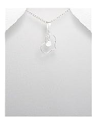 Heart Pendant Necklace In Sterling Silver