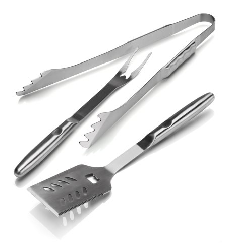 3 Piece Stainless Steel BBQ Set