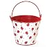 Decorative Ladybug Tin Pail For Plants, Flower, Home Decor