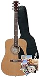 Fender Beginner Acoustic Guitar and ChordBuddy Guitar Learning System and Practice Aid