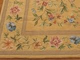 French Countryside Jacquard Rug 5.25x7.5 - Golden Tan, Tapestry Design