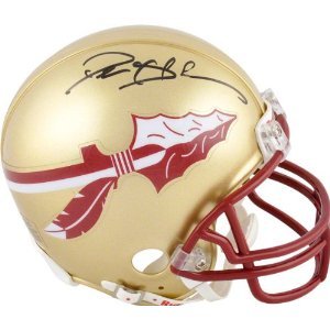 Deion Sanders Florida State / Atlanta Falcons/dallas Cowboys/49ers Autographed Mini Helmet Coa