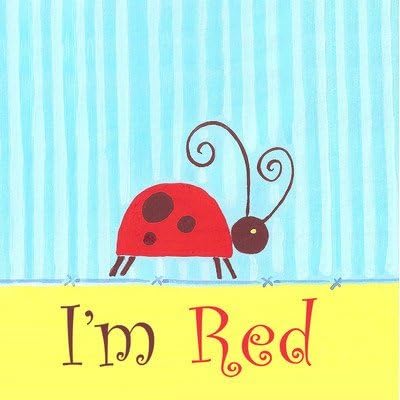 The Little Acorn Learn Your Colors Wall Art, Ladybug