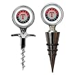 Texas Rangers Cork Screw and Wine Bottle Topper Set MLB Baseball