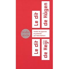 Le dit de H�gen, le dit de Heiji : Cycle �pique m�di�val des Ta�ra et des Minamoto