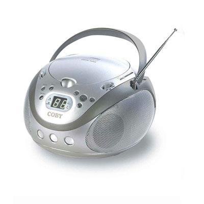 COBY CX-CD241 Portable CD Player with AM/FM Radio