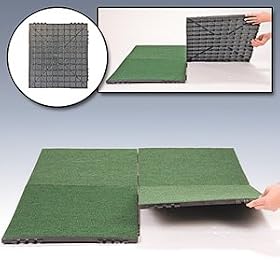 SNAP DECK CARPET TILES EMERALD GREEN by Get Organized