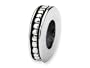 Reflections(tm) Sterling Silver Notched Spacer Bead / Charm