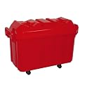 ECR Stackable Storage Trunks with Casters Red