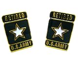 USA United States Army Military Retired Seal Cufflinks W/Gift Box