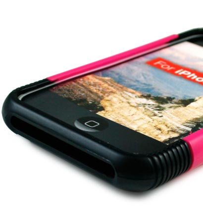 Magenta Hot Pink Premium Crystal 2 Piece Case for iPhone 3G / 3G S (Compatible for all 3G / 3GS Models!!)