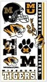Sporting Goods : Missouri Tigers Temporary Tattoos Set (Set of 6 Sheets)