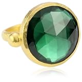 GURHAN Gumdrop High Karat Gold Green Quartz Ri