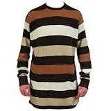 Mens Premium & Stylish Enyce Brown/cream Sweater