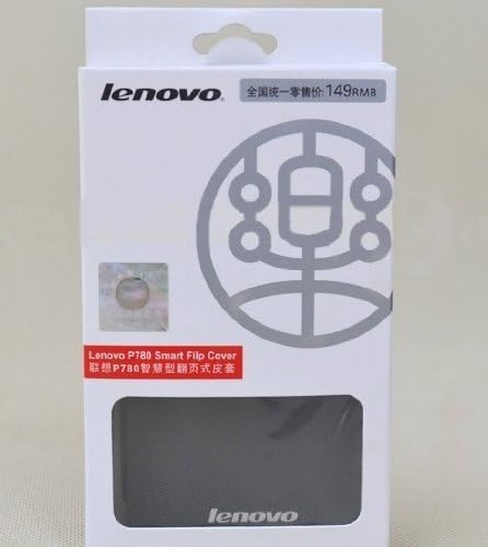 100% Original Lenovo P780 Leather Case Black and Screen Protector As Gift